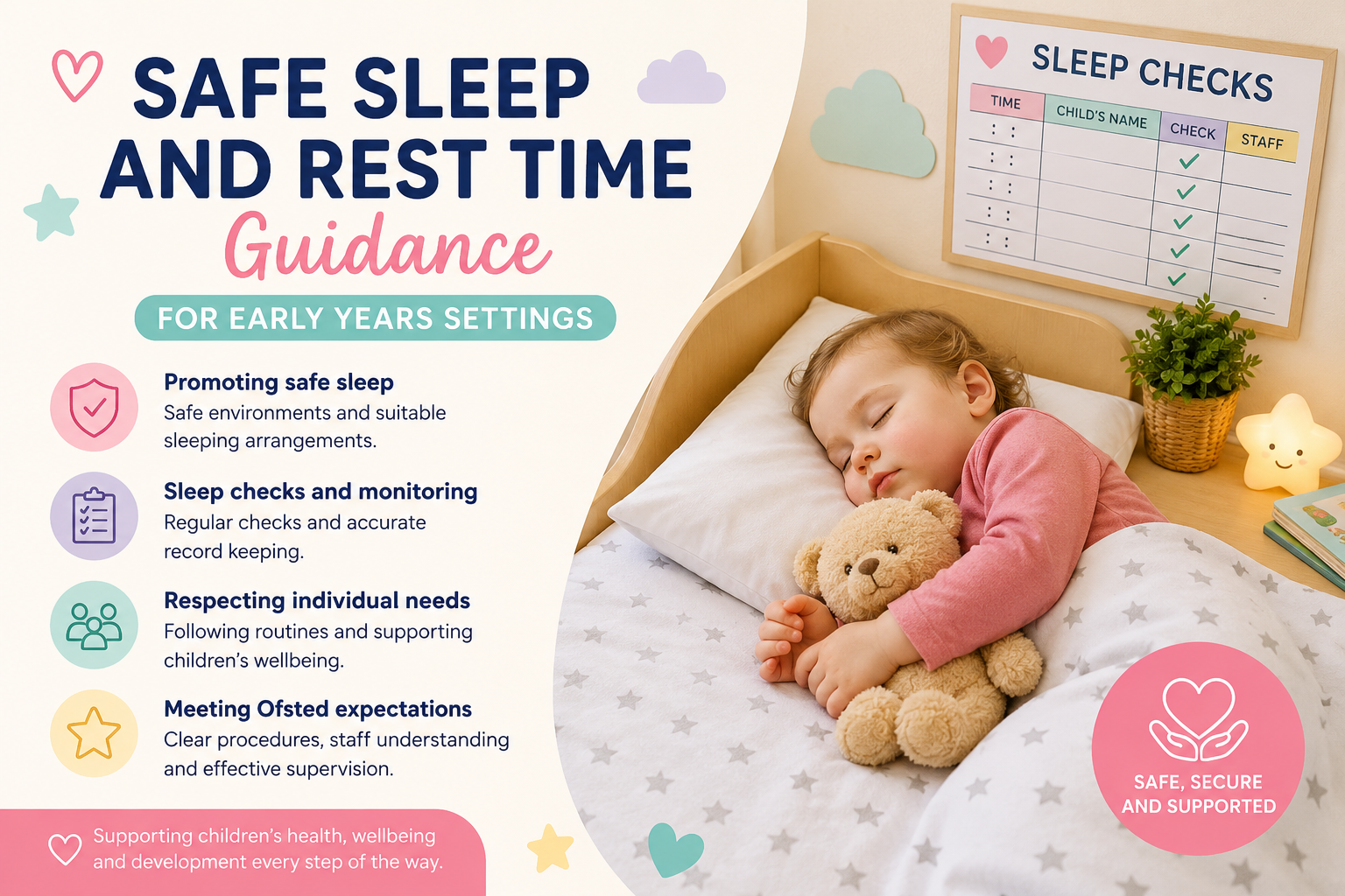 Safe Sleep and Rest Time Guidance for Early Years Setting